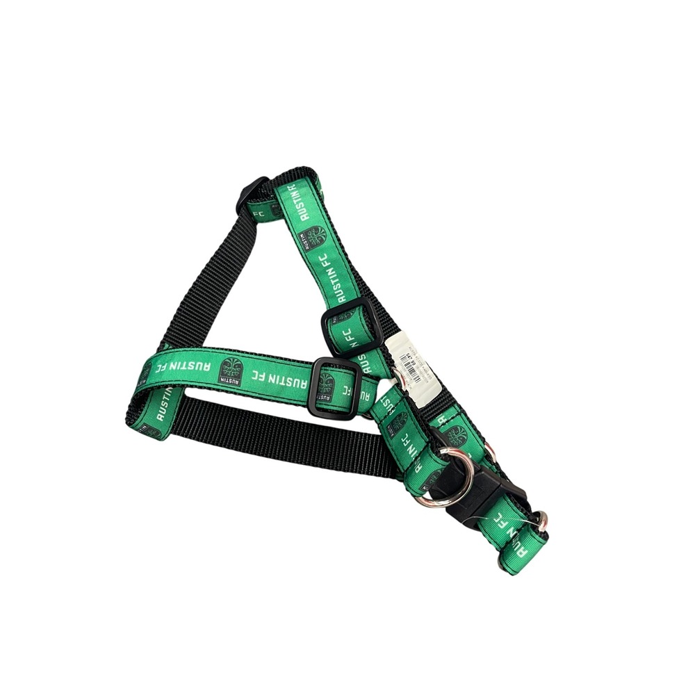 Austin FC MLS Dog Harness Green Black Small Soccer Team Pet Gear New H10